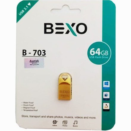 فلش مموری بکسو مدل bexo B703 64GB USB3.1