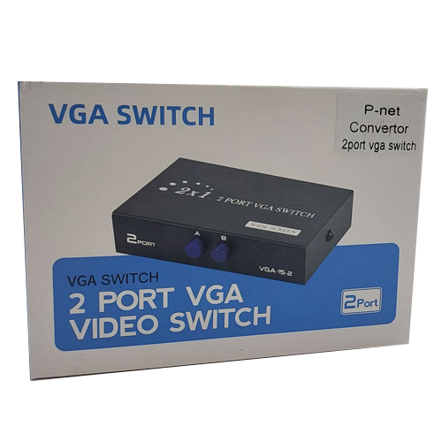 سوییچ دو پورت پی نت مدل VGA Switch